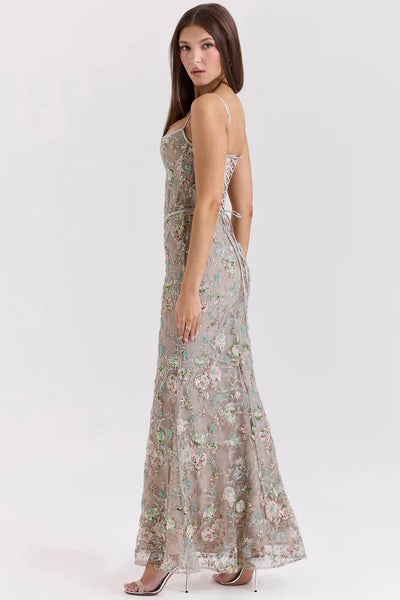 Naima • Vestido maxi elegante con caída fluida
