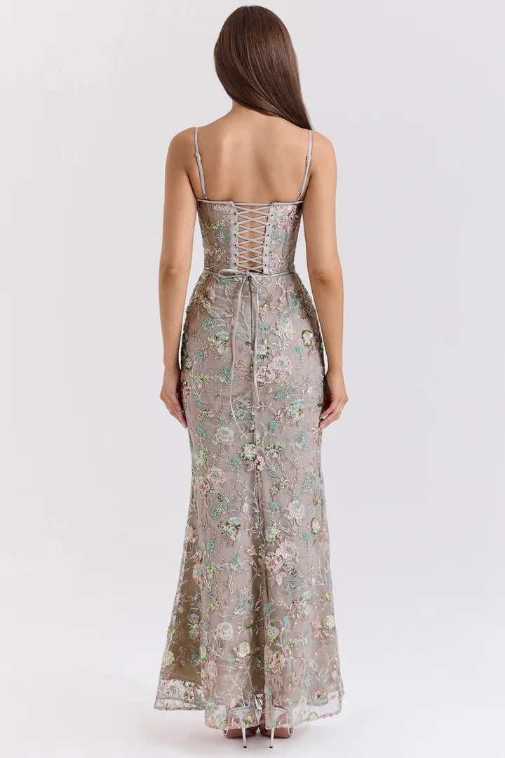 Naima • Vestido maxi elegante con caída fluida